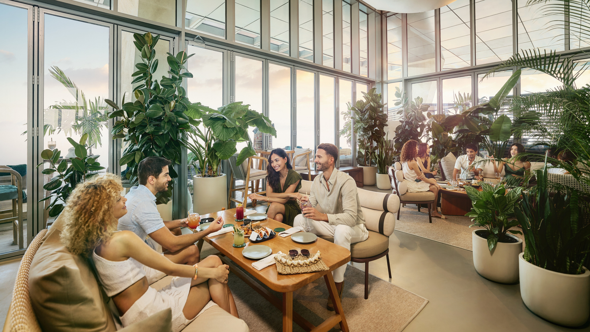 Aura- Lunch in the Sky - 3 course set menu ( No beverage included, no pool access ), , large